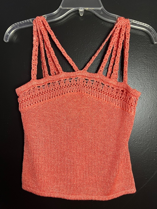 New York & Company Tops - NY&Co Coral Knit Strappy Tank Top